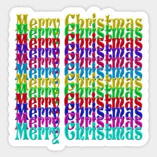 MERRY Christmas Sticker